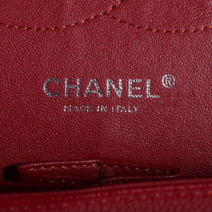 Chanel Caviar Quilted Jumbo Double Flap Red 8 of 9
