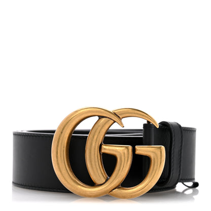 Gucci Calfskin Double G 40mm Belt 95 38 Black 1 of 8