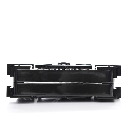 Chanel Plexiglass Barcode Boy Brick Lego Clutch Black 7 of 10