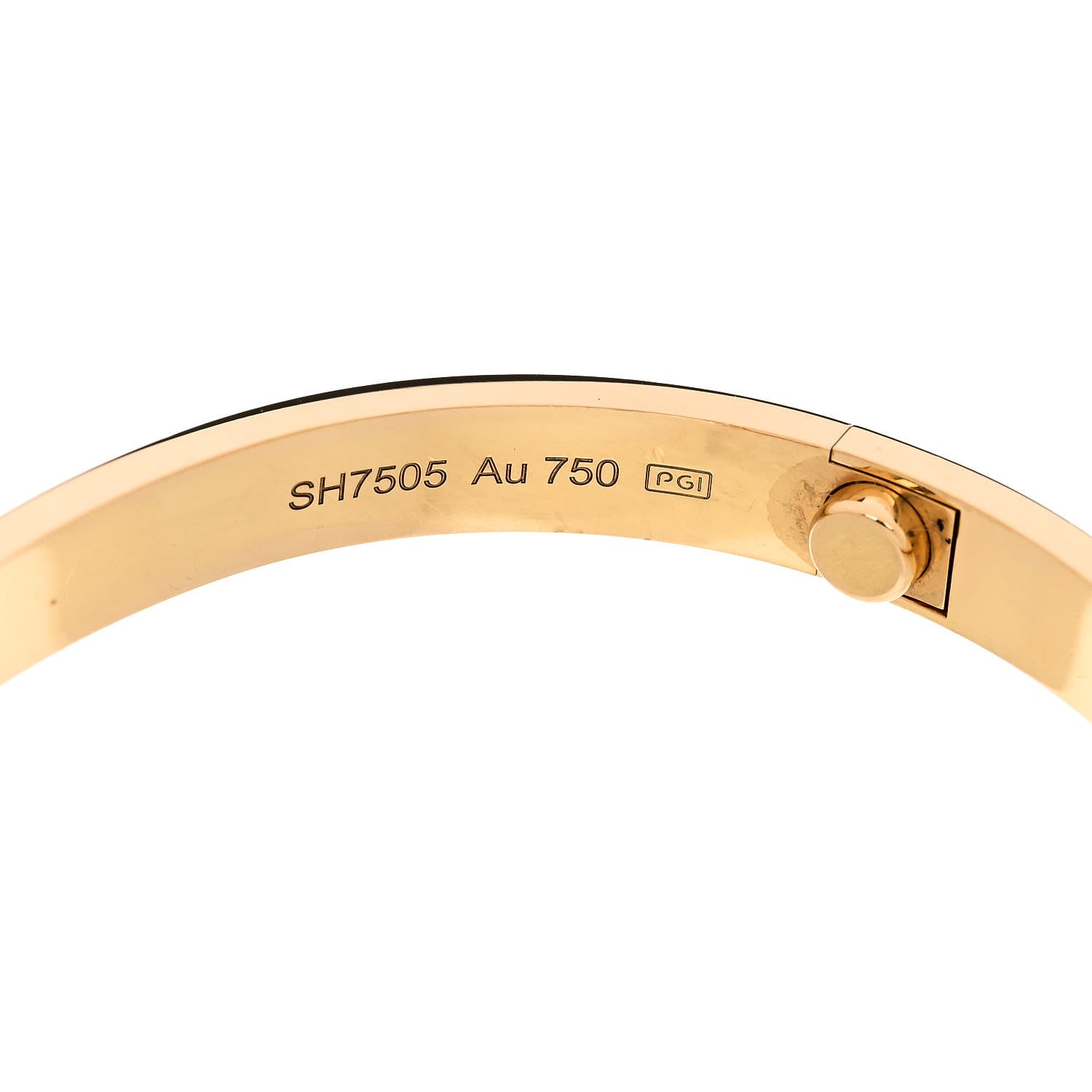 Cartier 18K Yellow Gold LOVE Bracelet 18 7 of 8