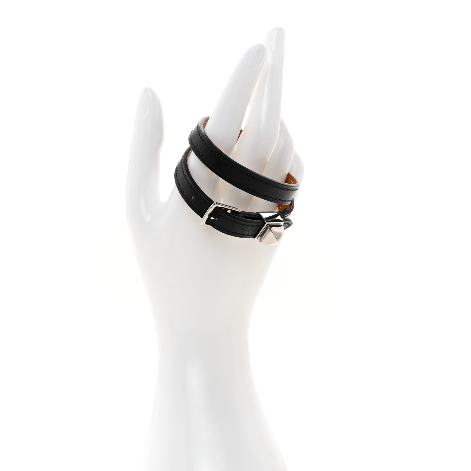 Hermes Swift Medor Infini Double Tour Bracelet S Black 2 of 9