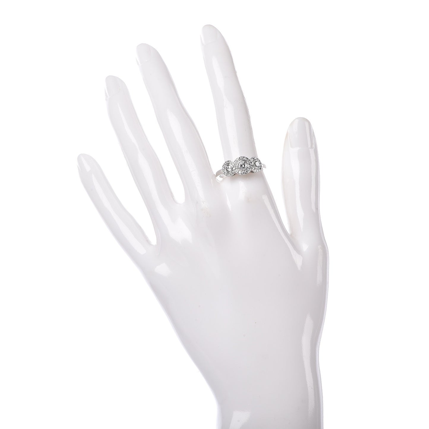 Platinum Diamond Circlet Ring 58 8.25