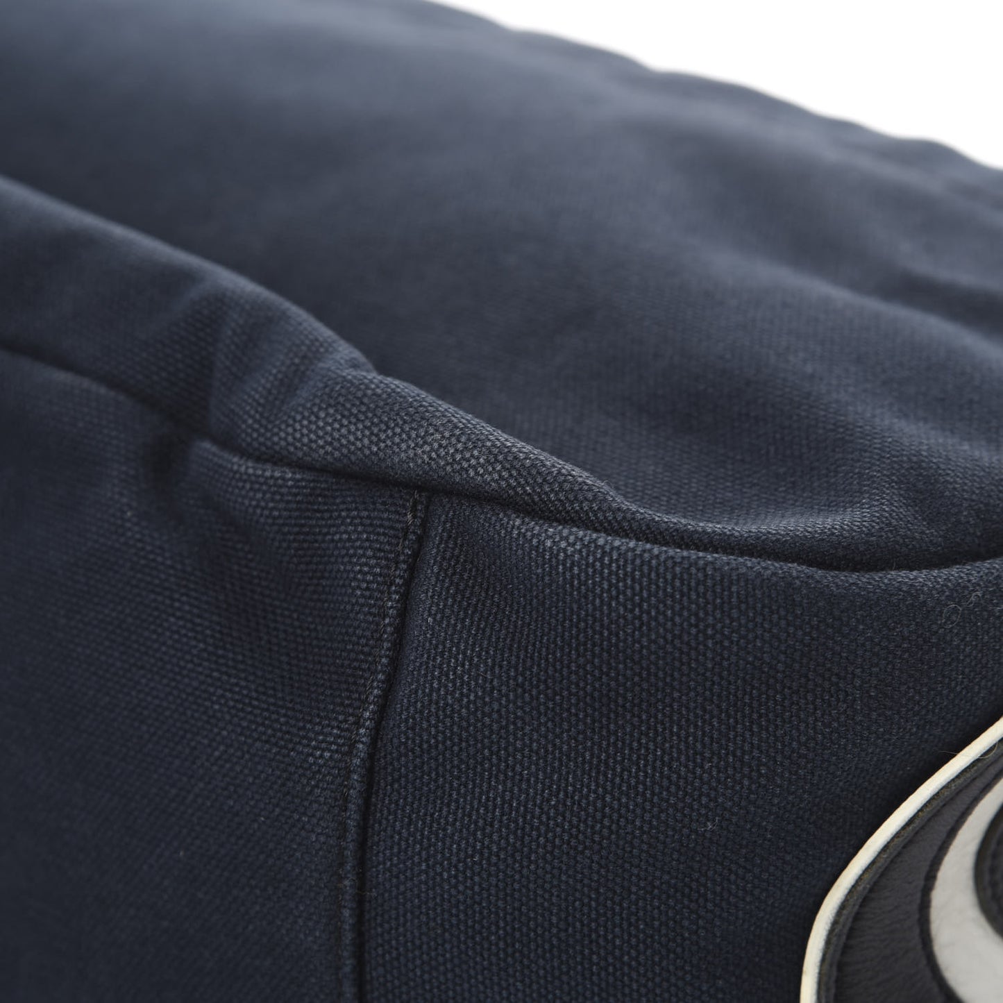 Canvas Sport Drawstring Hobo Navy Off White