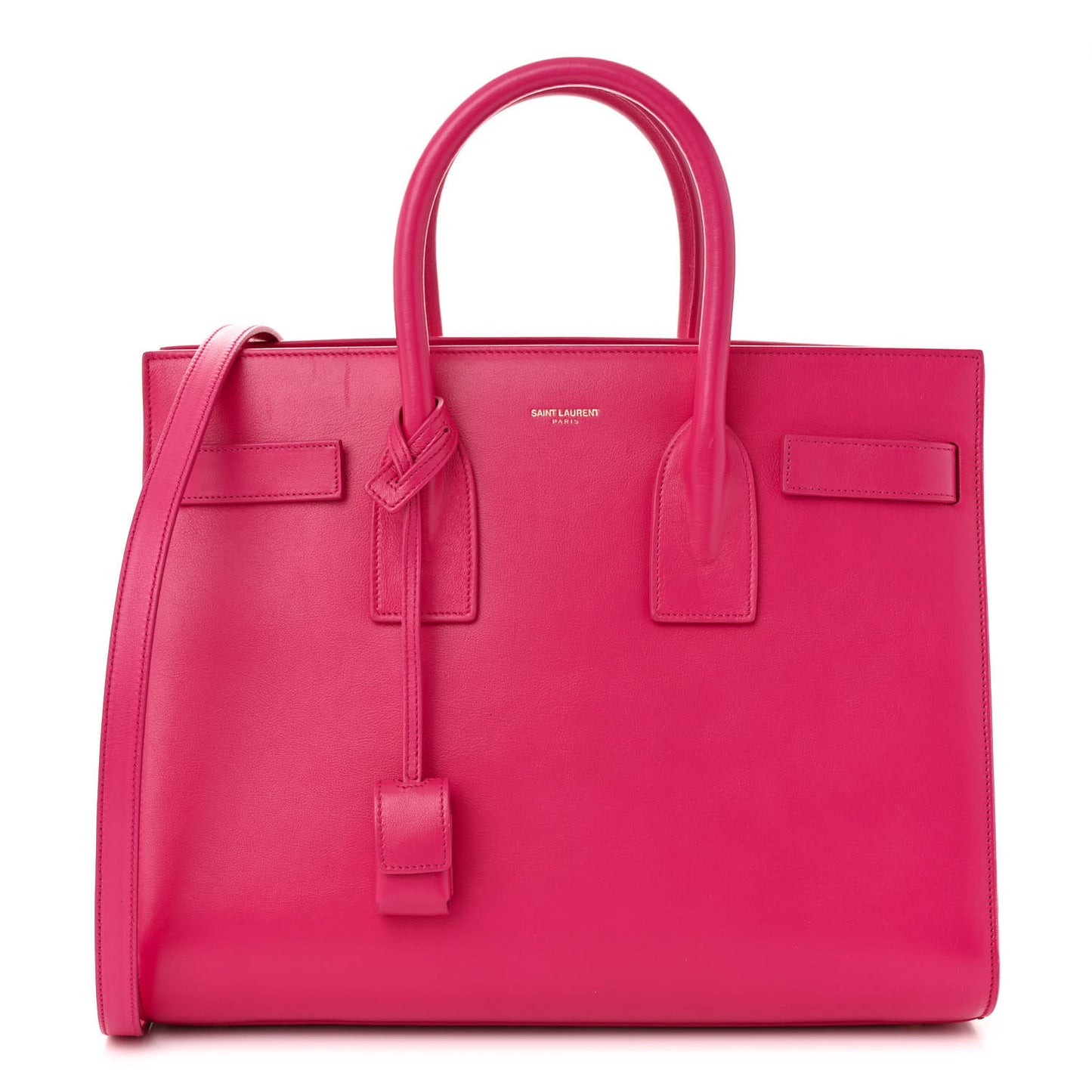 Calfskin Small Sac De Jour Lipstick Fuchsia