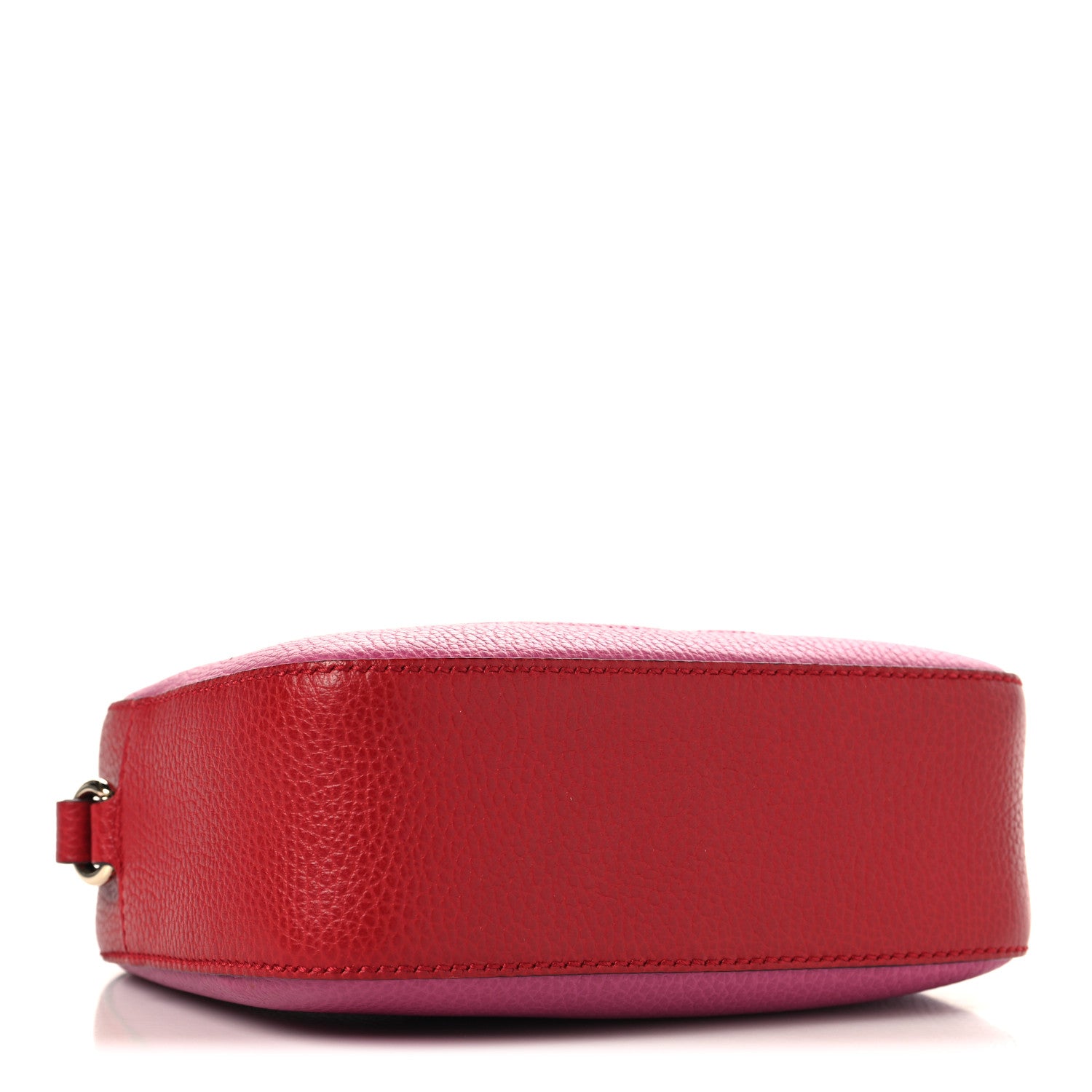 Gucci Dollar Calfskin Bi-Color Small Soho Disco Bag New Rosette Hibiscus Red 4 of 10