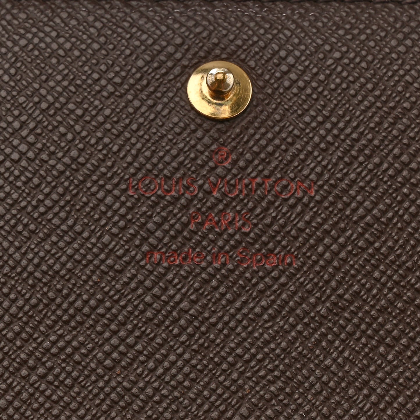 Damier Ebene Porte-Monnaie Billets Tresor Wallet