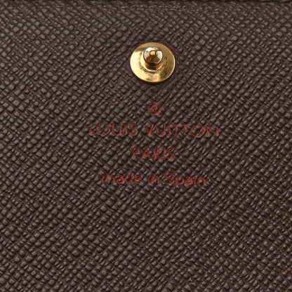 Louis Vuitton Damier Ebene Porte-Monnaie Billets Tresor Wallet 7 of 8