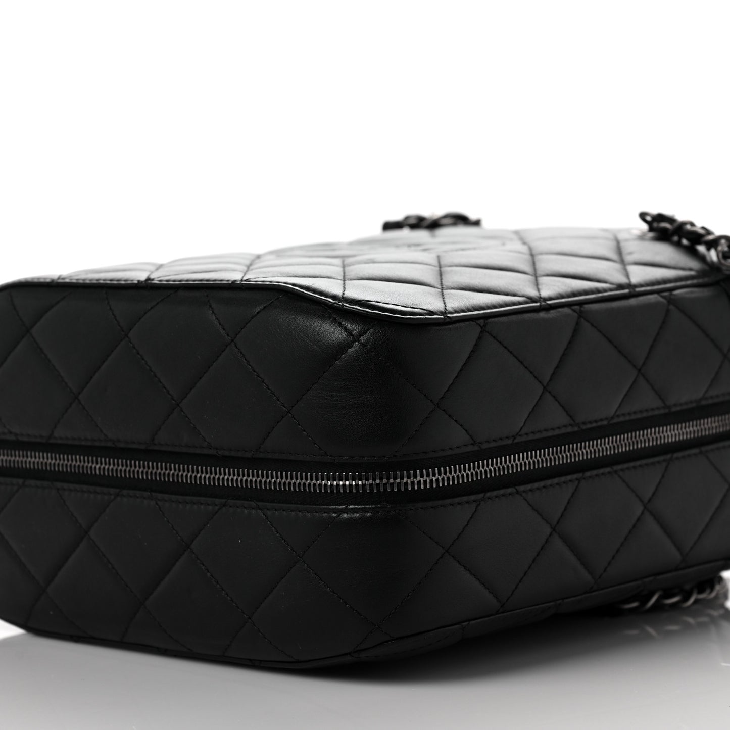 Lambskin Dubai by Night Gas Tank Bag Black