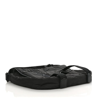 Christian Dior HOMME Nylon Saddle Messenger Bag Black 3 of 11