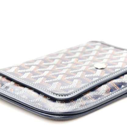 Goyard Goyardine Plumet Wallet Clutch Navy 7 of 8