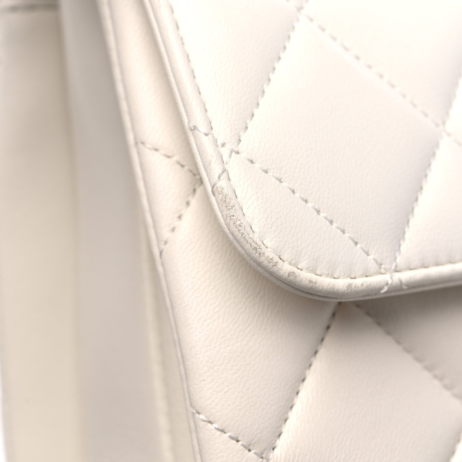 Chanel Lambskin Quilted Small Trendy CC Dual Handle Flap Bag White 11 of 13