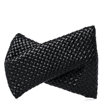Bottega Veneta Nappa Intrecciato Crisscross Clutch Black 1 of 5