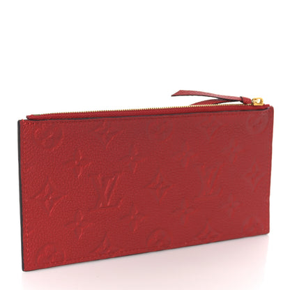 Louis Vuitton Empreinte Felicie Chain Wallet Zippered Insert Scarlet 3 of 8