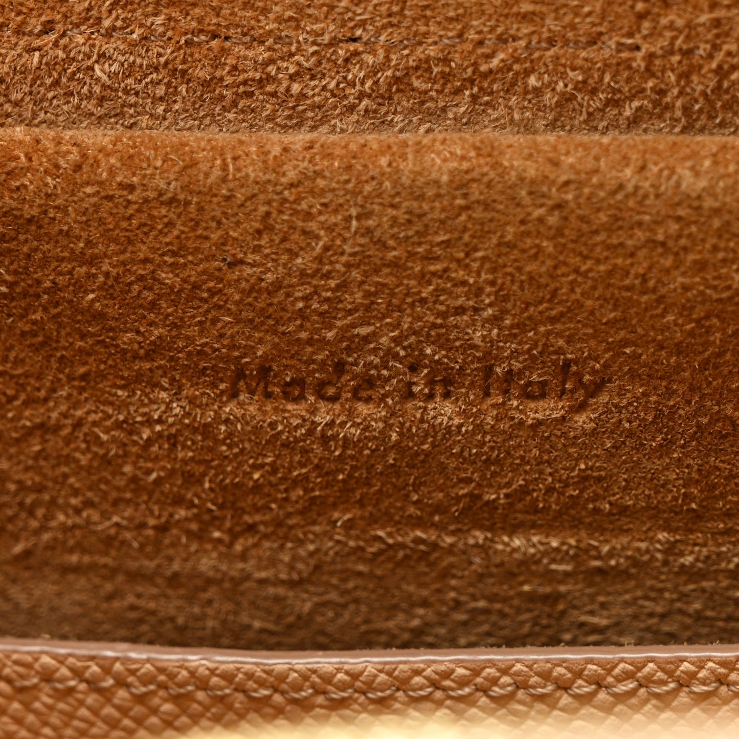 Grained Calfskin Micro Belt Bag Nude