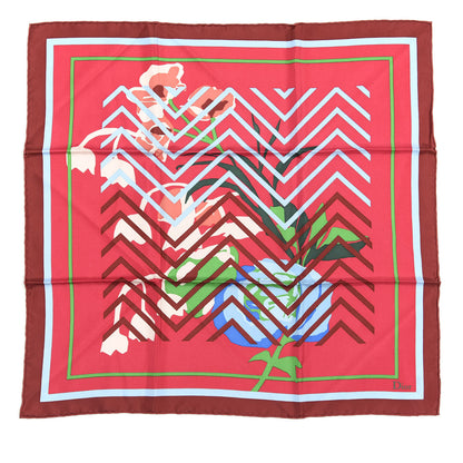 Christian Dior Silk Print Square Scarf Multicolor 1 of 3