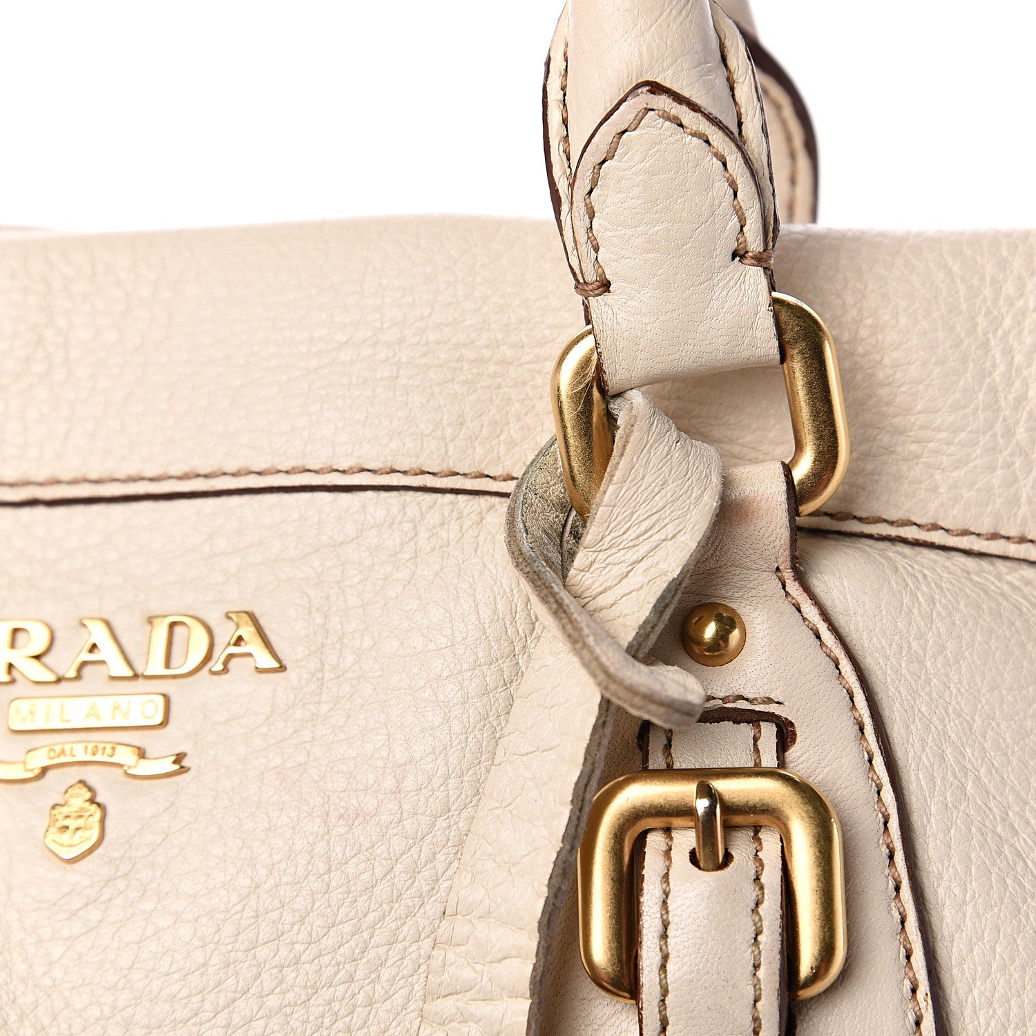 Prada Cervo Antik Tote Cera 7 of 26