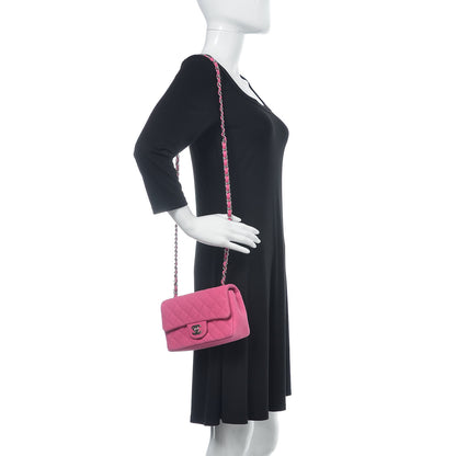 Chanel Iridescent Caviar Quilted Mini Rectangular Flap Pink 2 of 13