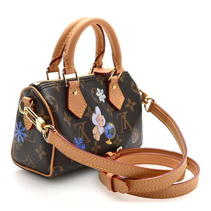 Louis Vuitton Monogram Vivienne Nano Speedy 3 of 10