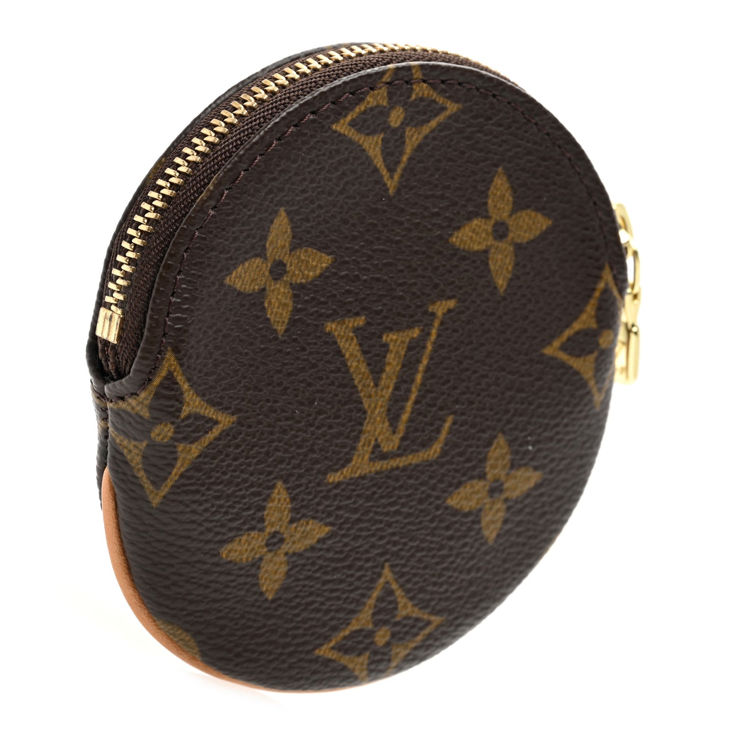 Monogram Round Coin Purse