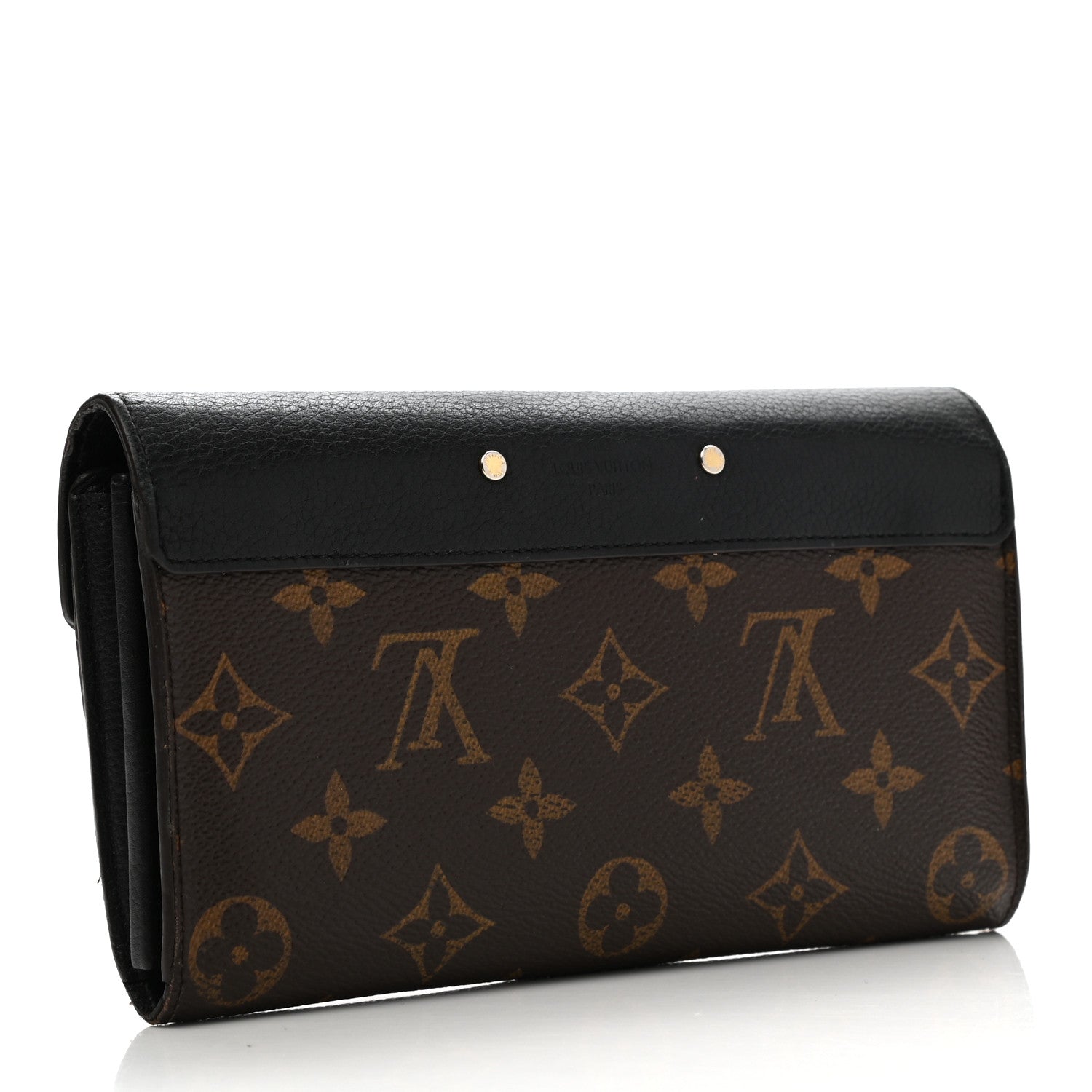 Louis Vuitton Monogram Pallas Wallet Black 3 of 15