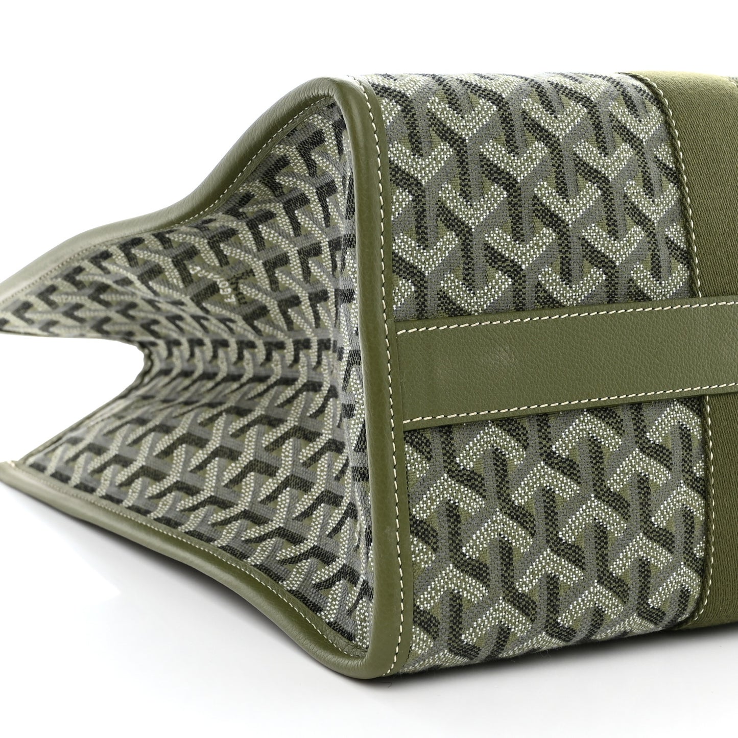 Goyardine Villette MM Tote Khaki