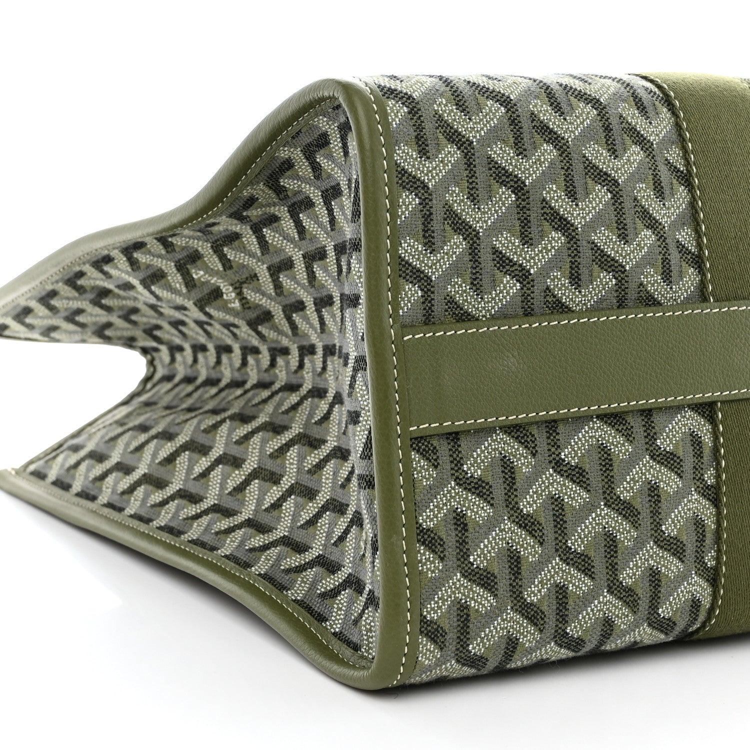 Goyard Goyardine Villette MM Tote Khaki 9 of 10