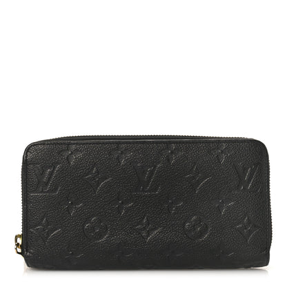 Louis Vuitton Empreinte Zippy Wallet Black 1 of 8