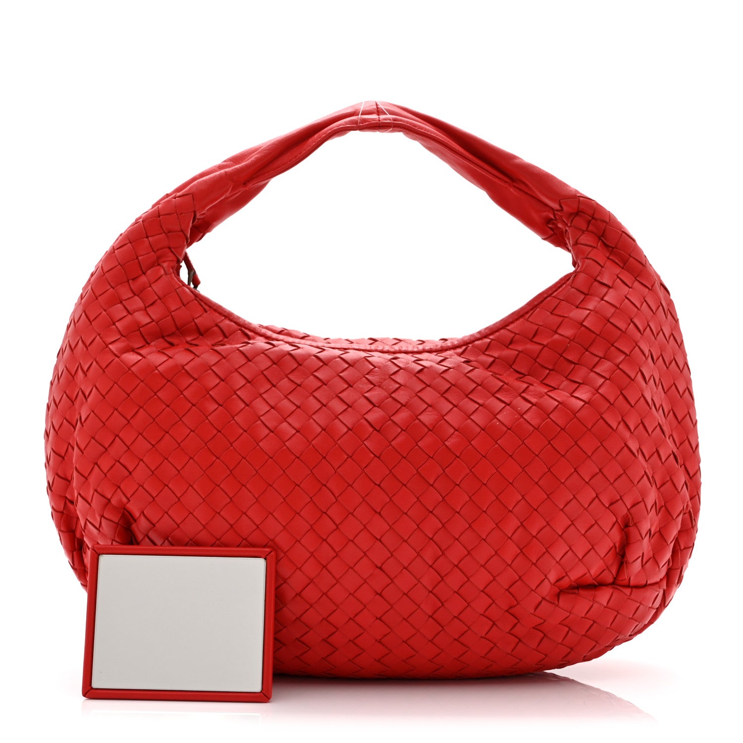 Bottega Veneta Nappa Intrecciato Medium Belly Veneta Hobo Flame 3 of 12