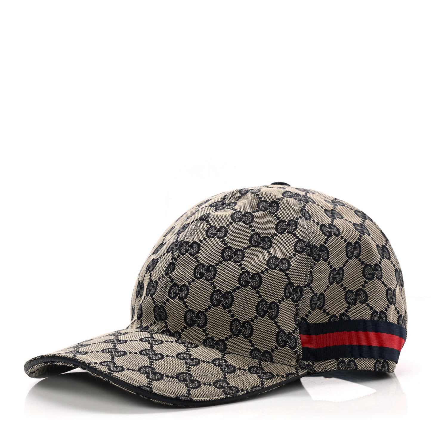 Monogram Web Baseball Hat XL Beige Blue