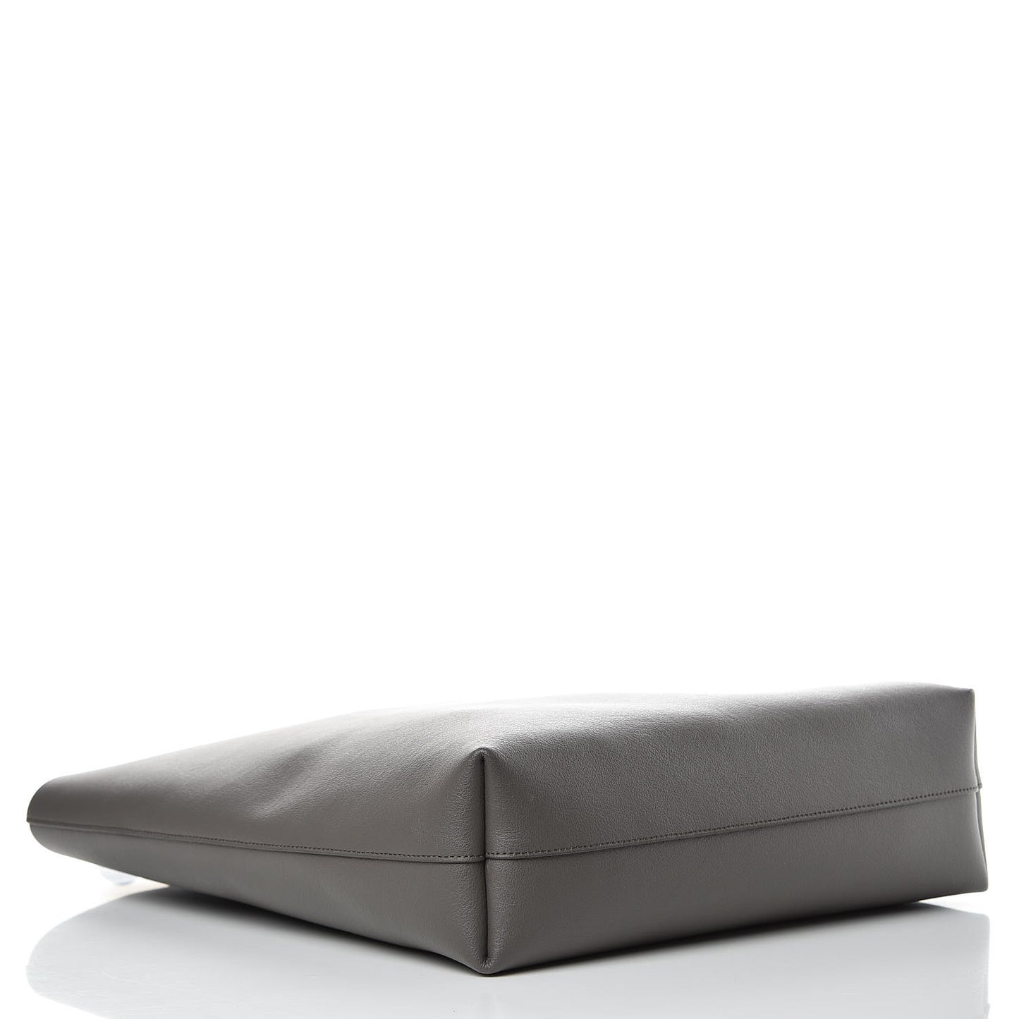 Calfskin Medium Shopping Tote Fog