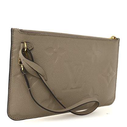 Louis Vuitton Empreinte Monogram Giant Neverfull MM Pochette Tourterelle 3 of 6