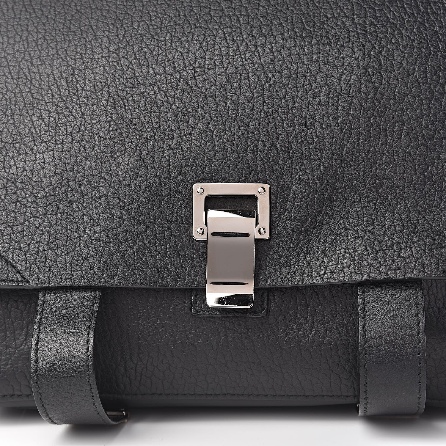 Proenza Schouler Pebbled Calfskin PS Courier Backpack Black 14 of 14