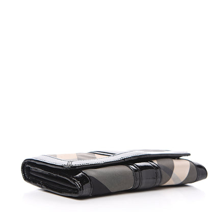 Burberry Beat Check Penrose Continental Wallet Black 3 of 10