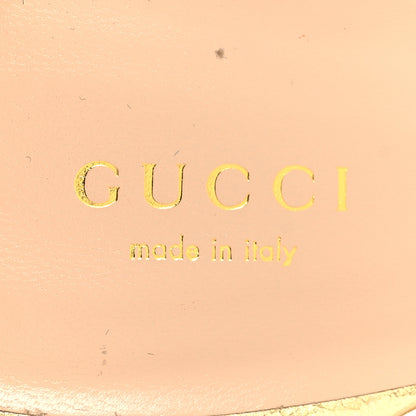 Gucci Metallic Nappa Victoria Strappy Horsebit Sandals 39 Gold 7 of 9