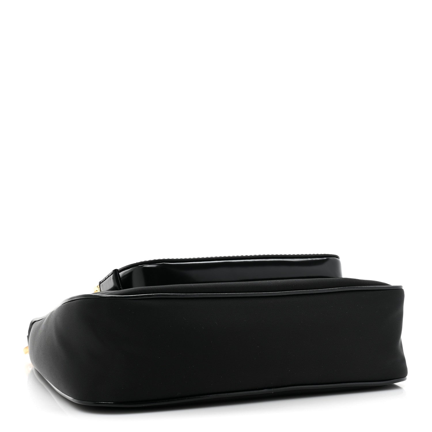 Prada Re-Nylon Spazzolato Mini Pouch Pocket Shoulder Bag Black 4 of 8