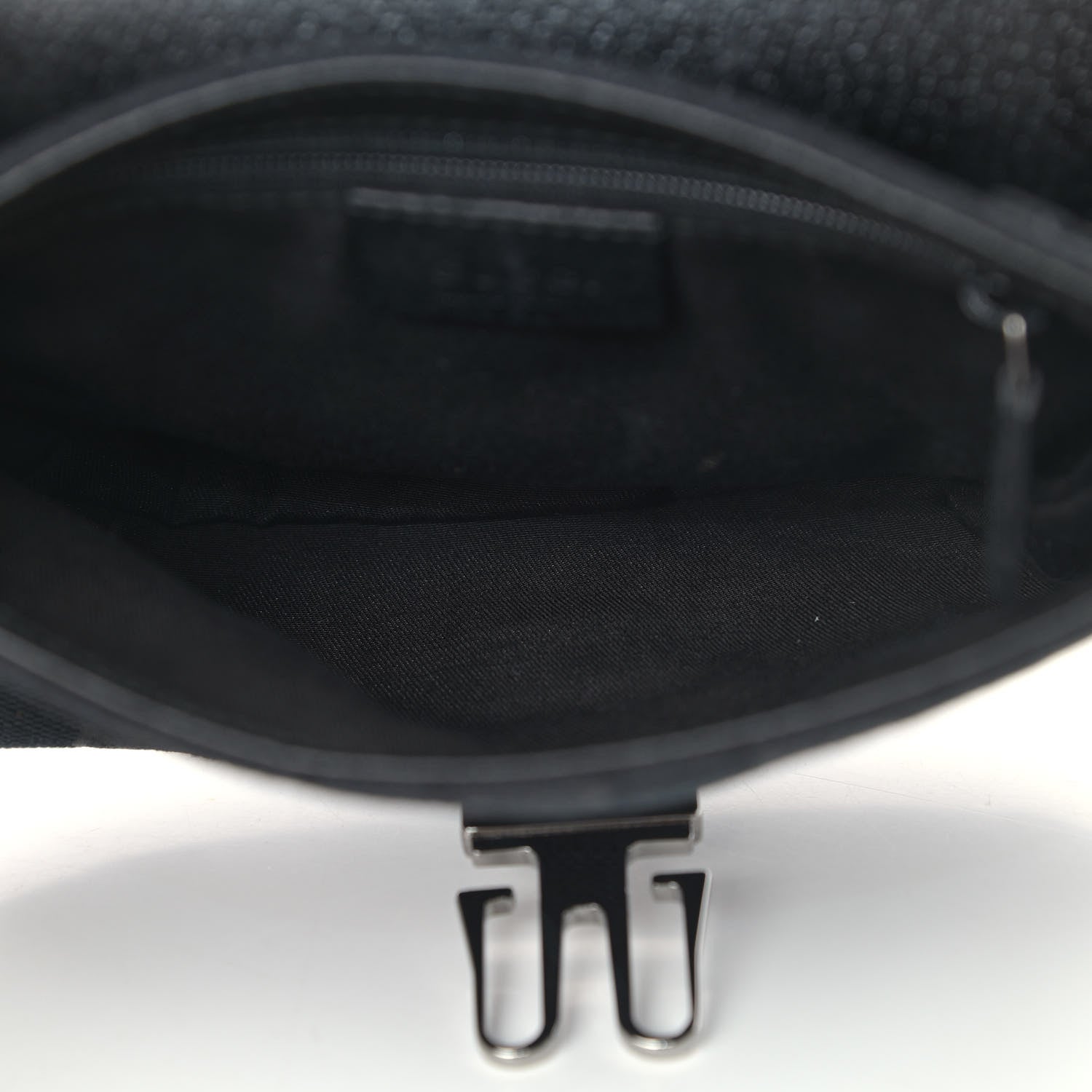 Gucci GG Monogram Web Buckle Belt Bag Black 4 of 4