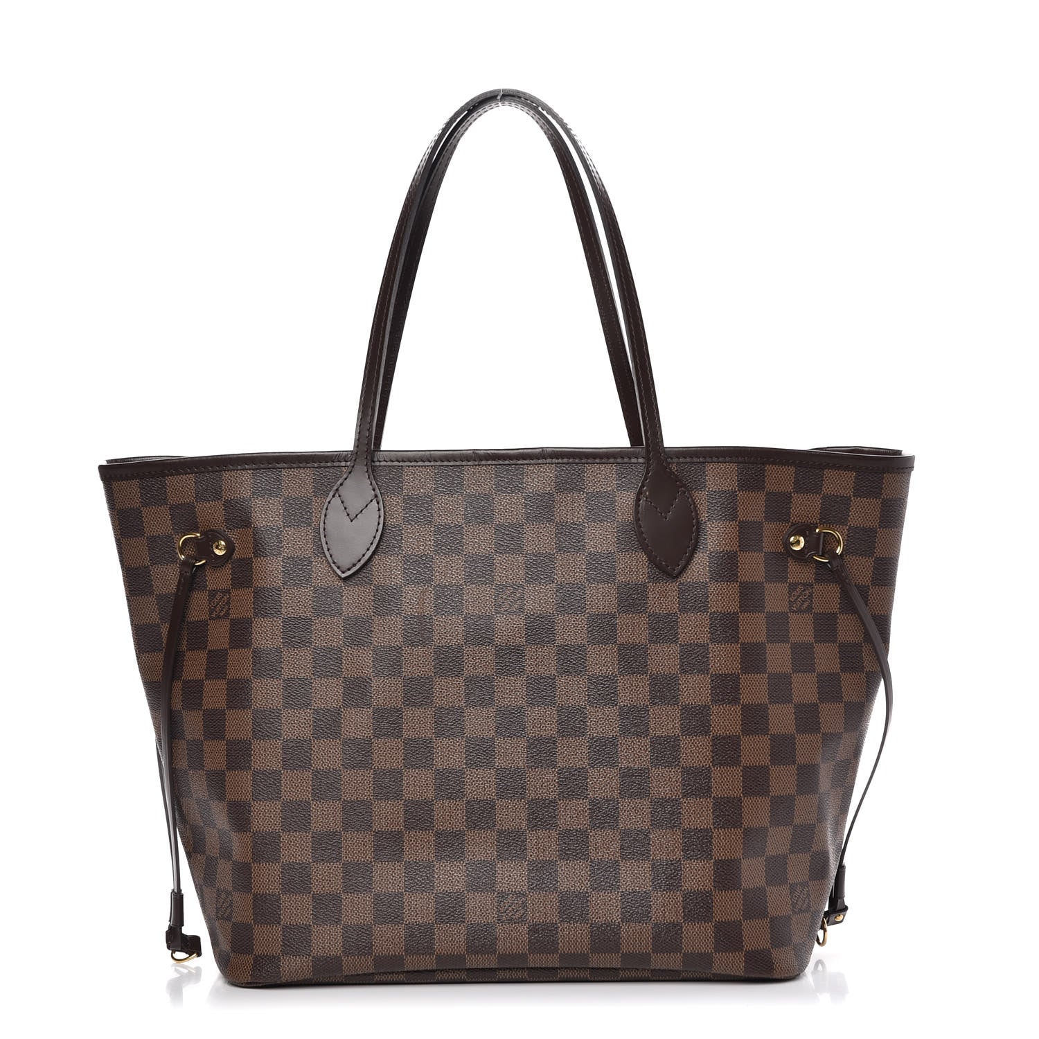 Louis Vuitton Damier Ebene Neo Neverfull MM Rose Ballerine 3 of 16