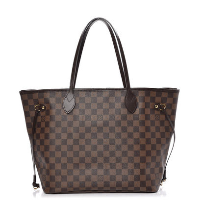 Louis Vuitton Damier Ebene Neo Neverfull MM Rose Ballerine 3 of 16