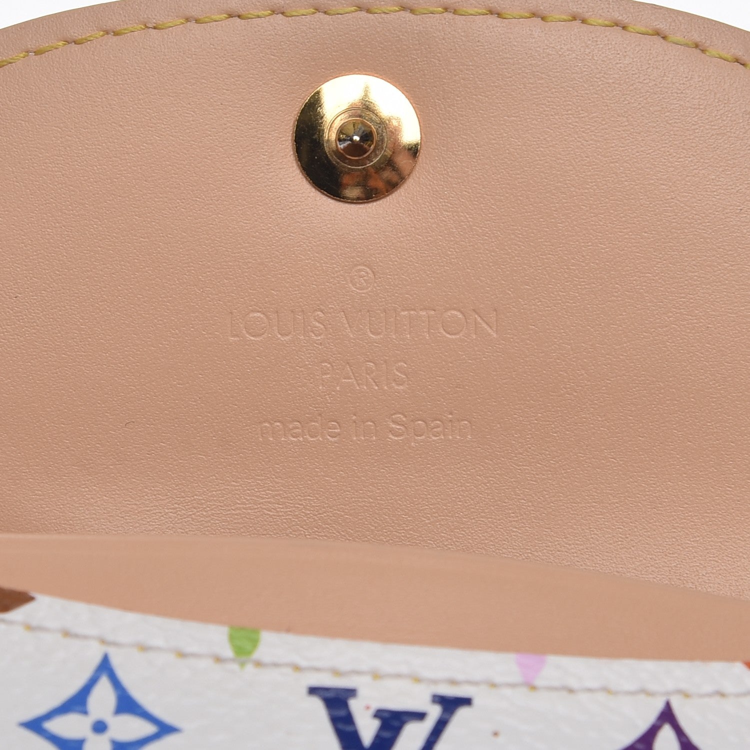 Louis Vuitton Monogram Multicolor Business Card Holder White 6 of 7