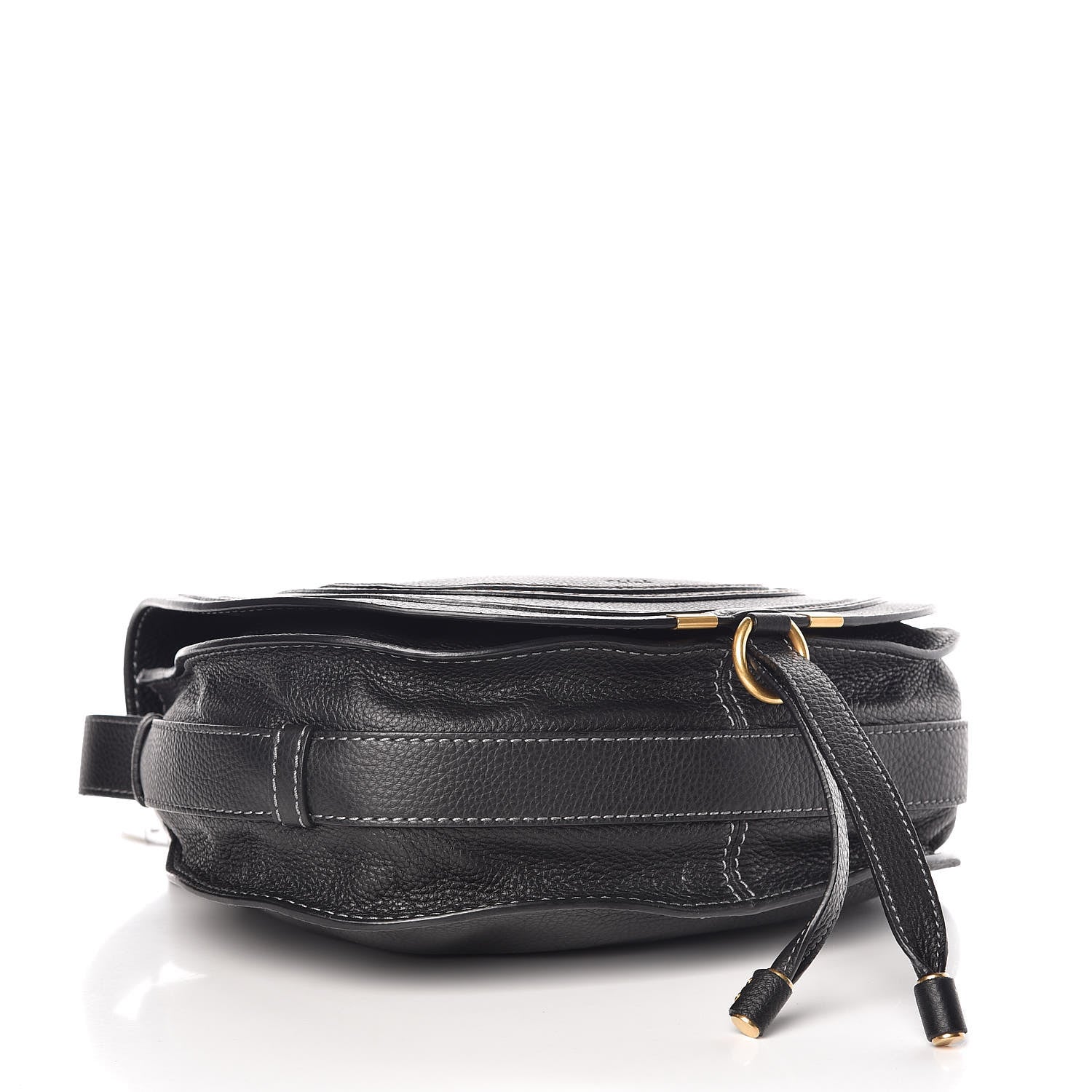 Chloe Calfskin Medium Marcie Round Crossbody Bag Black 4 of 9
