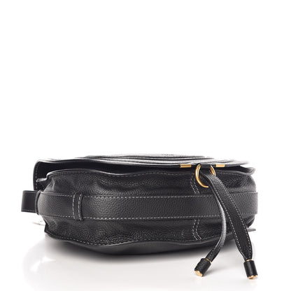 Chloe Calfskin Medium Marcie Round Crossbody Bag Black 4 of 9