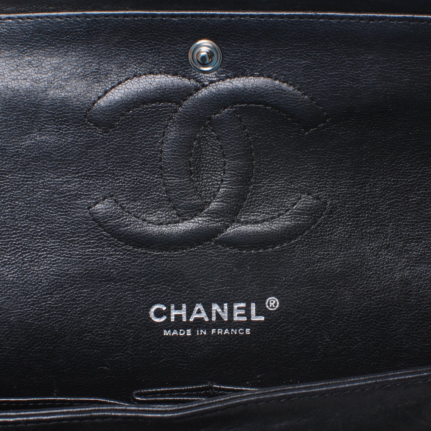 Chanel Glitter Patent Quilted Evening Star Medium Double Flap Black 6 of 8
