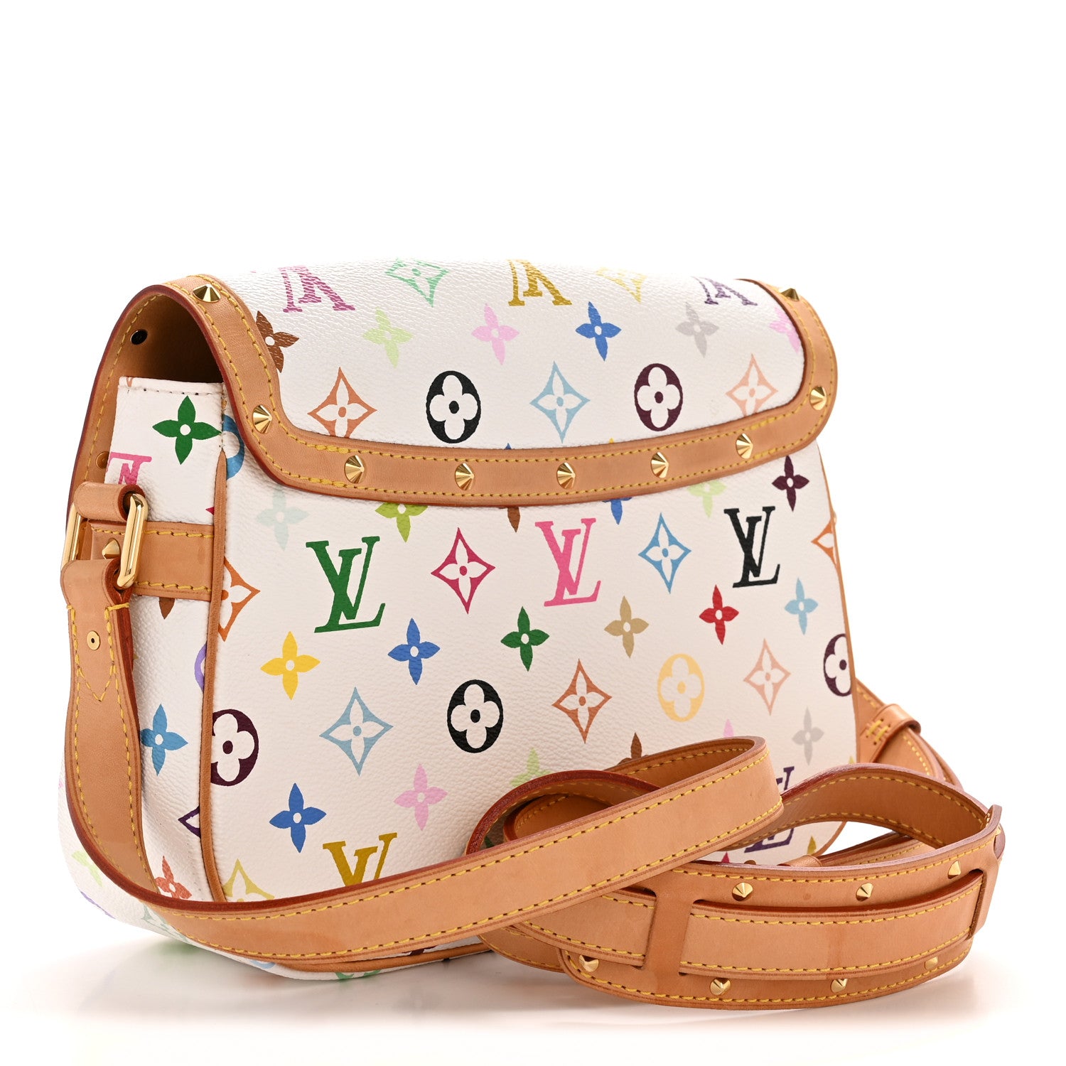 Louis Vuitton Monogram Multicolor Sologne White 3 of 12