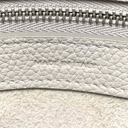 Celine Soft Grained Calfskin Small Belt Cabas Phantom Mineral 7 of 16
