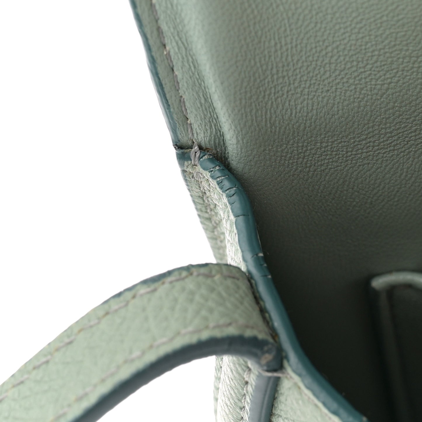 Baby Grained Calfskin Small Trotteur  Jade