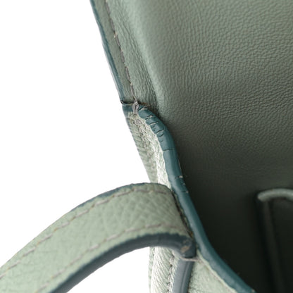 Celine Baby Grained Calfskin Small Trotteur  Jade 11 of 13