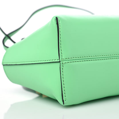 Fendi Vitello King Plexiglass Logo Embossed Mini By The Way Top Handle Boston Bag Edamame 8 of 9