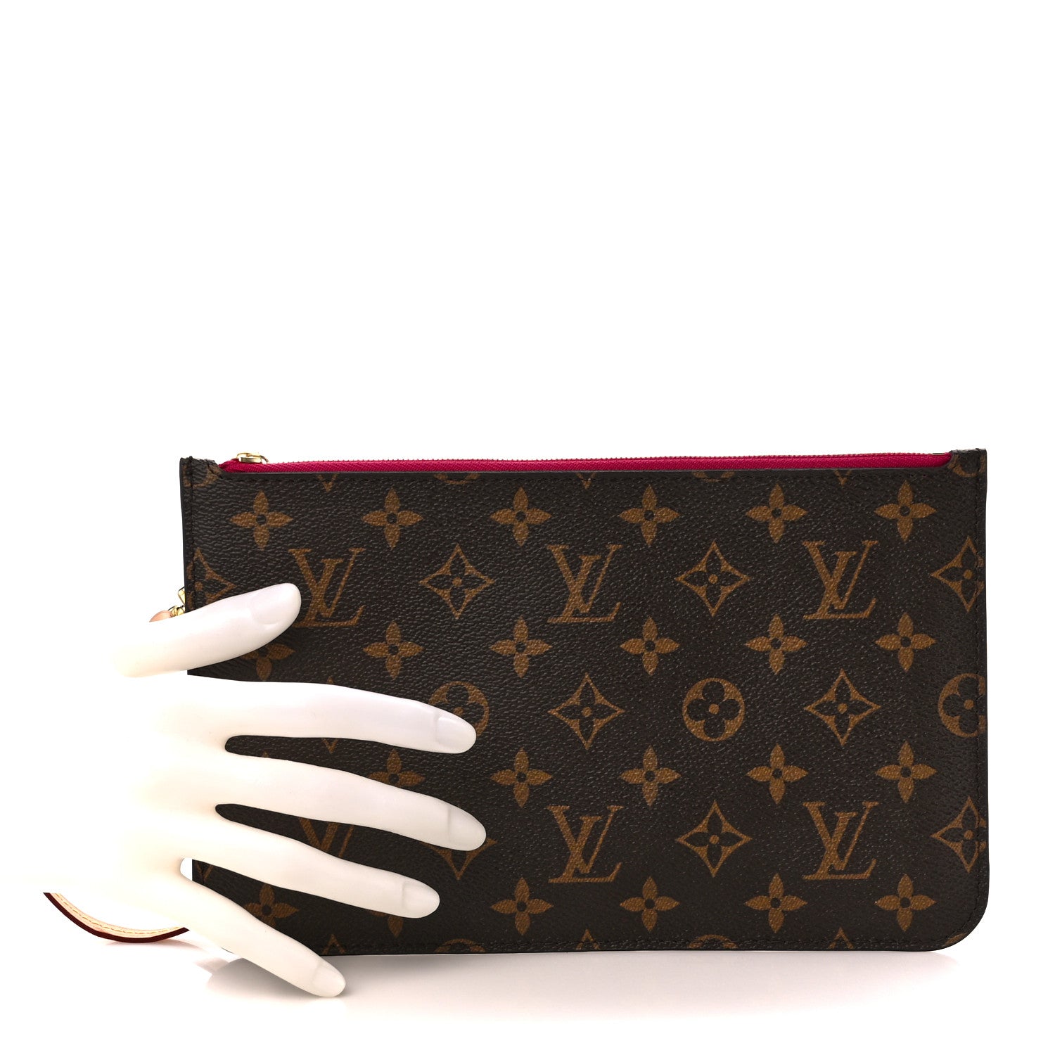 Louis Vuitton Monogram Neverfull MM GM Pochette Pivoine 2 of 10