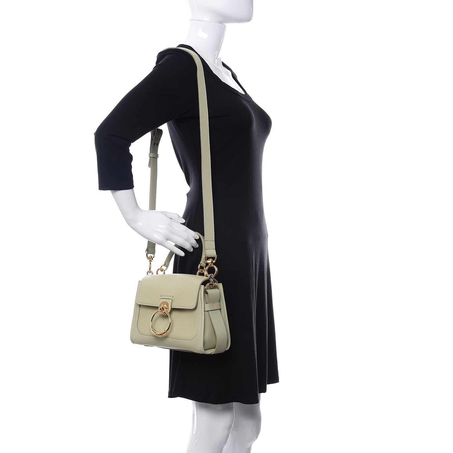 Chloe Calfskin Mini Tess Day Bag Light Eucalyptus 2 of 11