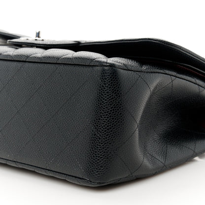 Chanel Caviar Quilted Jumbo Double Flap Black 11 of 11